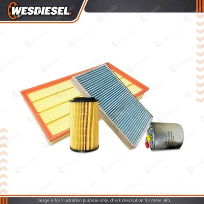 Wesfil Oil Air Fuel Cabin Filter Service Kit fits Mercedes Benz Vito 639 2.1 2.2 - image 1 of 2