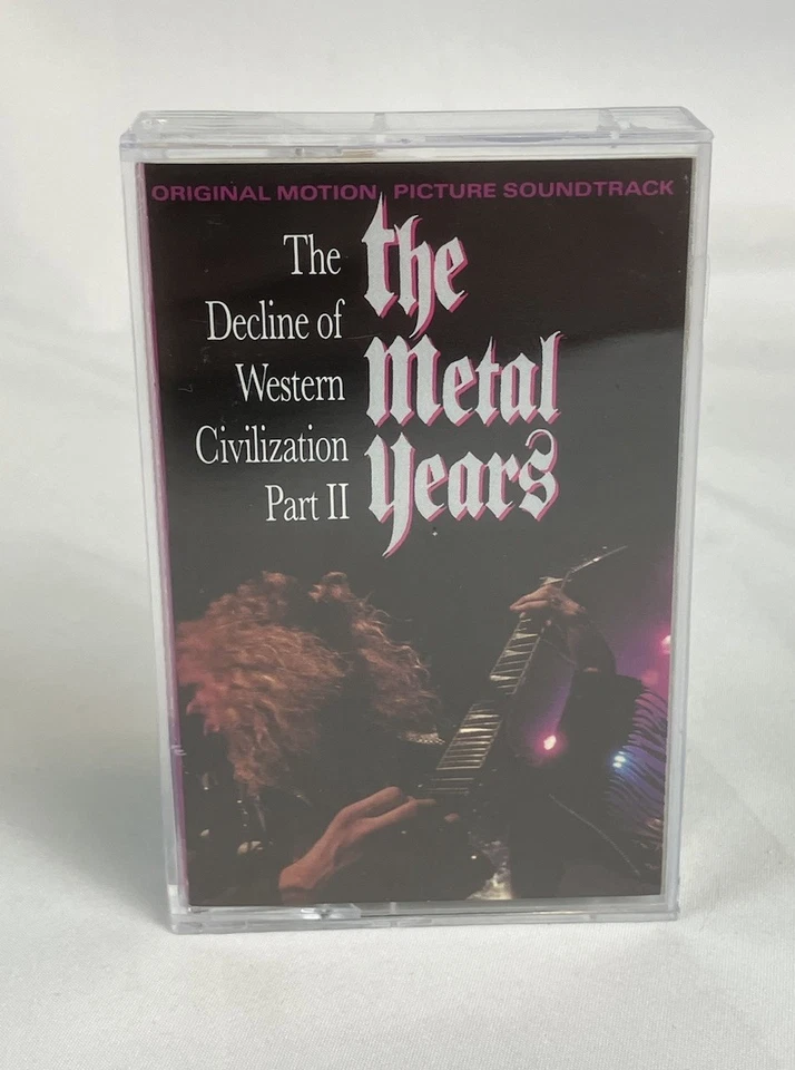 DECLINE OF WESTERN CIVILIZATION PART 2 THE METAL YEARS Cassette Tape Soundtrack Foto 1 de 4