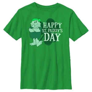 Boy's The Flintstones Barney Happy St. Paddy's Day T-Shirt - Picture 1 of 7
