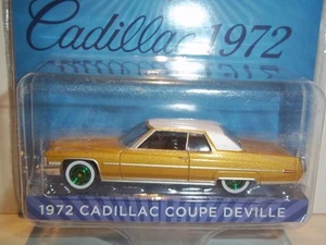 1/64 Scale 1972 Cadillac Coupe Deville Green Machine Chase - Greenlight - MIP - Picture 1 of 4