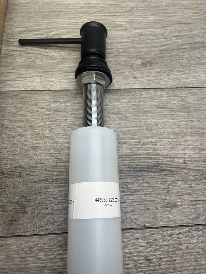 Jabón y Loción BLANCO 443030 Empressa Negro Mate Capacidad Montaje en Cubierta LEER Foto 1 de 2