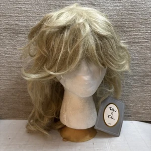 Parrucca Rene Of Paris 715 Wild Cat Spiral Waves colore 22 capelli biondi NUOVA con etichetta - Foto 1 di 11