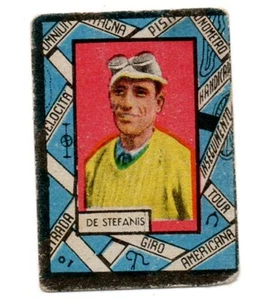 DE STEFANIS SQUADRA CICLISMO FIGURINA campioni NANNINA ? anni 40 - Imagen 1 de 1
