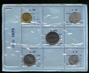 1975 - Serie annuale in confezione privata - Foto 1 di 1