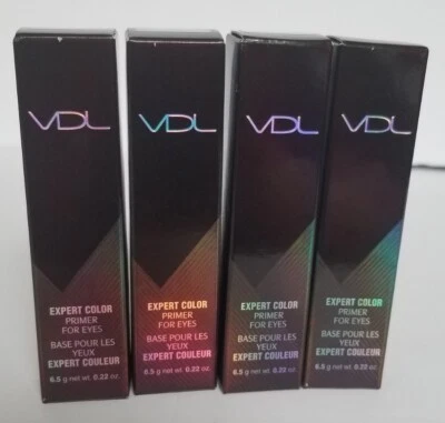 Lot of 4 Avon VDL Expert Color Primer for EYES - SERENITY-NEW & SEALED IN BOX 4X - Image 1 of 4