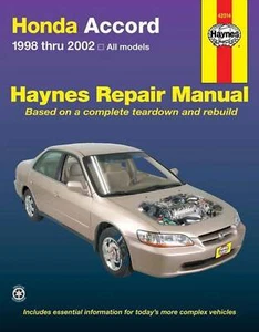 Haynes 42014 Repair Manual Accord 98 Thru 02; English; Paper Format - Picture 1 of 6