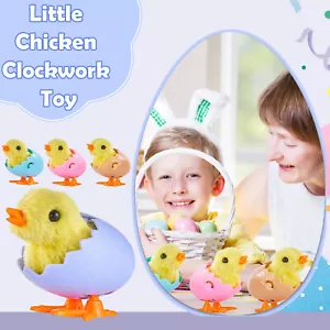 Chicken Clockwork Toys 4 Random Colors Chicken Plush Toys Party Favors Gift Toys - Picture 1 of 5