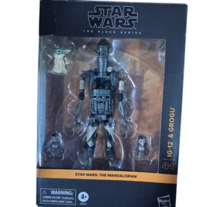 STAR WARS The Black Series IG-12 & Grogu Modellino The Mandalorian Deluxe - Foto 1 di 2