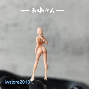 1/64 Sexy Naked Girl Miniatures Scene Props Figures Model For Cars Vehicles Toys - Picture 1 of 3