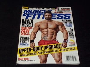 2018 FEBRUARY MUSCLE & FITNESS MAGAZINE - UPPER BODY UPGRADE COVER - E 1890 - Picture 1 of 2