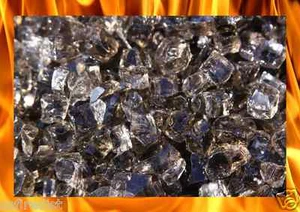 DUNKELBRAUNES 1/2" FEUERGLAS --- 10 PFUND - Bild 1 von 2