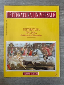 Letteratura Universale Letteratura Italiana n.5  Da Boccaccio all'Umanesimo - Bild 1 von 1