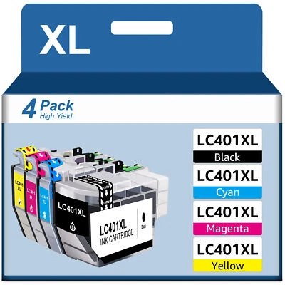 LC401XL LC401 Ink Cartridge For Brother MFC-J1010DW MFC-J1170DW J1012DW LOT - Image 1 of 4