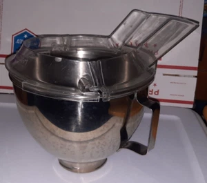 Kitchen Aid MODEL K45 STAINLESS STEEL TWIST LOCK MIXING BOWL & Splatter SHIELD - Picture 1 of 10