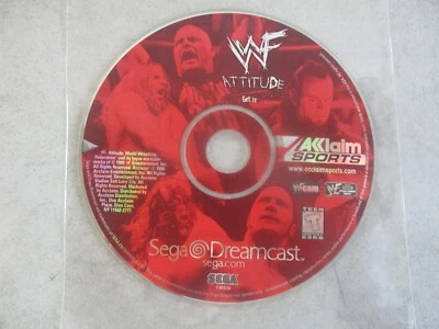 SEGA DREAMCAST WWF ATTITUDE GET IT AS IS UNTESTED - Image 1 of 2