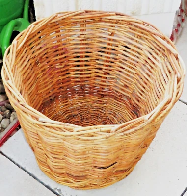 Pflanzen Weidenkorb H=34x45cm Blumenübertopf  Vorrats Wäsche Spielzeug Handmade* - Bild 1 von 4