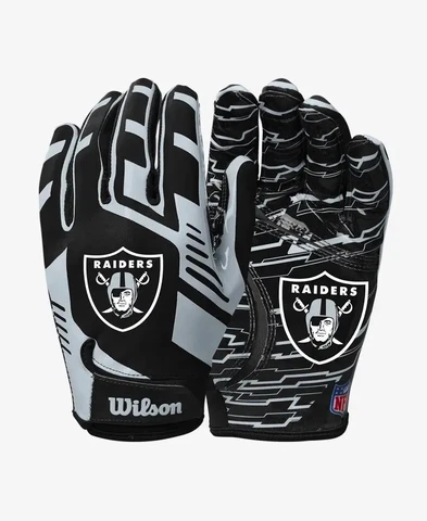 Las Vegas Raiders NFL Stretch Fit Receiver Football Gloves Cover