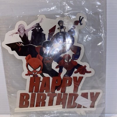 25 PIEZAS Spidey Fiesta de Cumpleaños Pastel Topper Y 24 Cupcake Toppers Foto 1 de 4