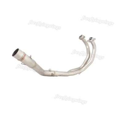 For Yamaha YZF R3 2016-2024 MT-03 Exhaust Muffler Header Link Pipe 51mm Silencer - Image 1 of 4