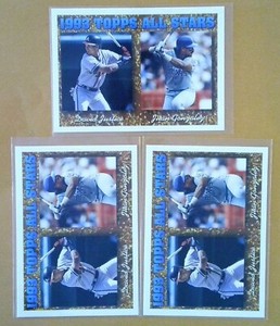 #389 David Justice Lot x3 1994 All-Star Topps Atlanta Braves Baseball Cards
