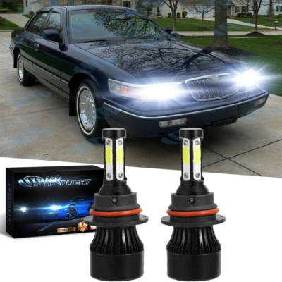 For Mercury Grand Marquis 1998-2005 9007 Front LED Hi/Lo Beam Headlight Bulbs X7 - Image 1 of 4