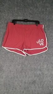 Eye Candy Women Plus Sz 2X Short Shorts Red NWT Casual Hot Pants Love Cute Solid - Picture 1 of 9