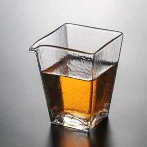 Heat Resistant Glass Milk Jug Coffee Cup Creative Square Transparent Teacup - Picture 1 of 8