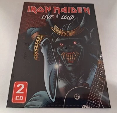 Iron Maiden Live & Loud New 2 CD Gatefold Heavy Metal Bruce Dickinson Wrathchild Foto 1 de 2