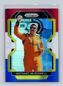 2022 Panini Prizm Racing Red White Blue Michael McDowell #20 - Bild 1 von 2