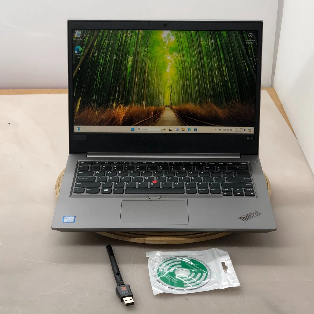 LENOVO THINKPAD E480 i5-8250U @ 1.60GHz 8GB RAM 512GB M.2 NVMe SSD
