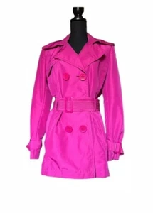 🦄🧥💗Sutton Studio Gürtel rosa zweireihiger Langarm Trench Gr. L 44 x 29 - Bild 1 von 8
