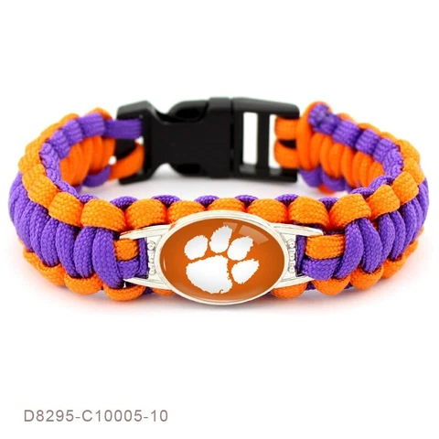 Clemson Tigers NCAA Paracord Bracelet NEW!!! Cover