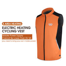 WEST BIKING Winter Warm USB Charging Heating Vest Cycling Motorcycle Sports Vest