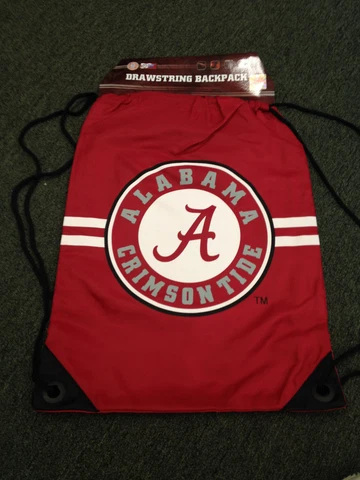 Alabama Draw String Back Pack Cover