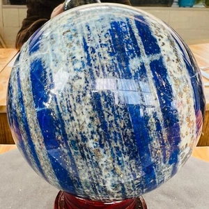 Natürliche Lapislazuli Jaspis Quarz Kugel Kristallkugel Reiki Heilung 2590G - Bild 1 von 10