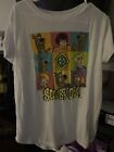 Scooby Doo Squares White Tee Front Graphic Print (Size XL) Free Ship