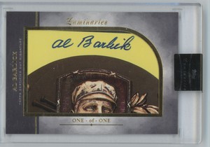 Al Barlick 2021 Topps Luminaries Cut Signatures Auto 1/1 #CUT-AB Umpire