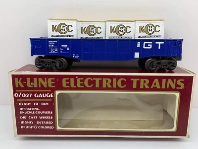 K-Line No.K-90005 Gondola Freight Car W/Crates KCC 1994 GTW O - Image 1 of 4