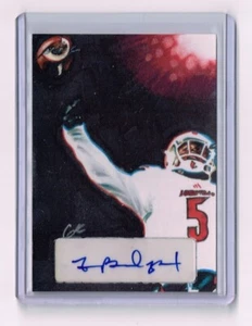 2014 Leaf Metal Draft TEDDY BRIDGEWATER Sketch Card by Gary Kezele 1/1 AUTO - Picture 1 of 2