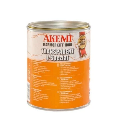 Akemi Marmorkitt 1000 Transparent L-Spezial 900ml Steinkleber 10710 inkl. Härter - Bild 1 von 2