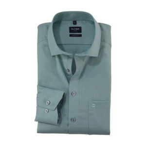 Olymp Luxor Modern Fit Herren Businesshemd grün 124174 45 - Picture 1 of 4