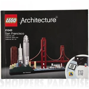 Lego Architecture SAN FRANCISCO 21043 Instruction Manual .. Book Only - Picture 1 of 2