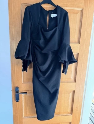 New Black Kevan Jon Dress Size 4 / UK 12-14 - Image 1 of 3