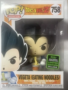Funko Pop Animation DBZ #758 VEGETA COMIENDO FIDEOS 2020 edición limitada vinilo 🌏 - Imagen 1 de 4