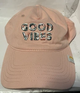 Good Vibes Pink Snapback Hat Cap Adjustable - Picture 1 of 6