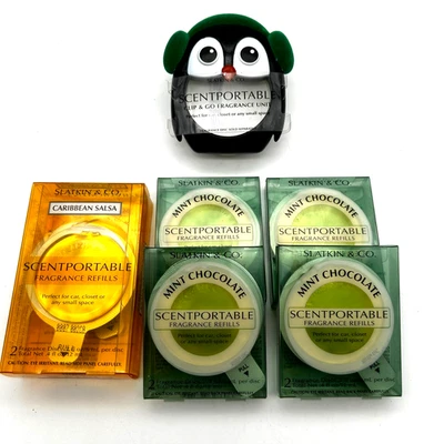 Bath Body Works Slatkin & Co Scentportable Penguin Fragrance Unit w/ Refills - Image 1 of 4