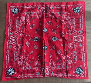 Rare Clean Jack Daniel’s - Old No 7 - Red & Black Handkerchief - Picture 1 of 3