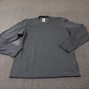 Camisa Patagonia Para Hombre Talla Grande L Gris Capa Base Manga Larga Polartec Power Dry - Imagen 1 de 9