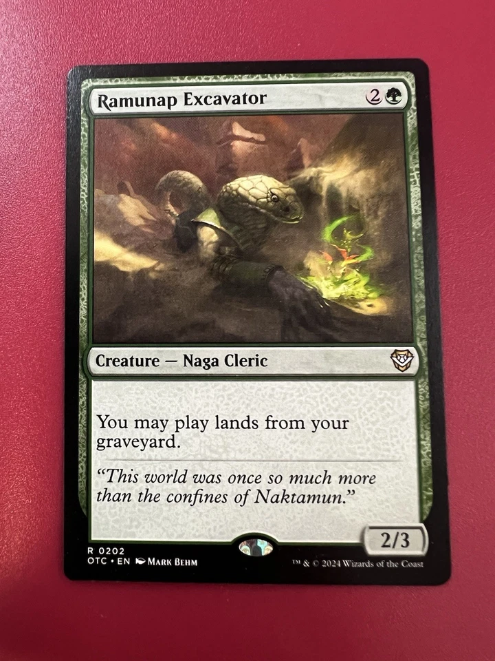 *** Ramunap Excavator *** Commander: Outlaws of Thunder Junction NM MTG English - Image 1 of 1