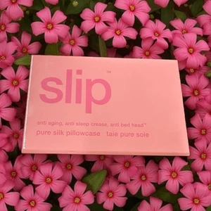 Slip Anti aging, Anti Sleep Crease, Anti Bed Head Pure Silk Pillowcase Pink-NIB - Picture 1 of 8